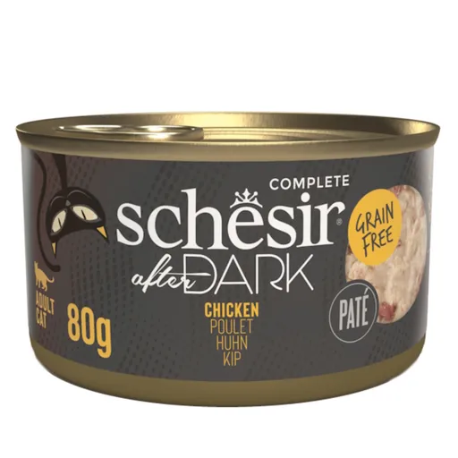 SCHESIR After Dark Paté konzerva pre mačky kura 80 g
