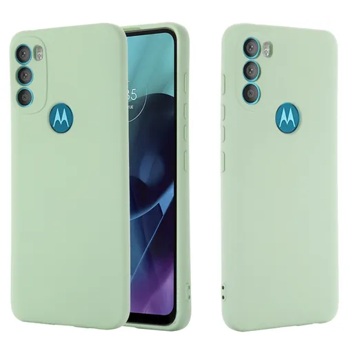 RUBBER Ochranný kryt Motorola Moto G71 5G zelený