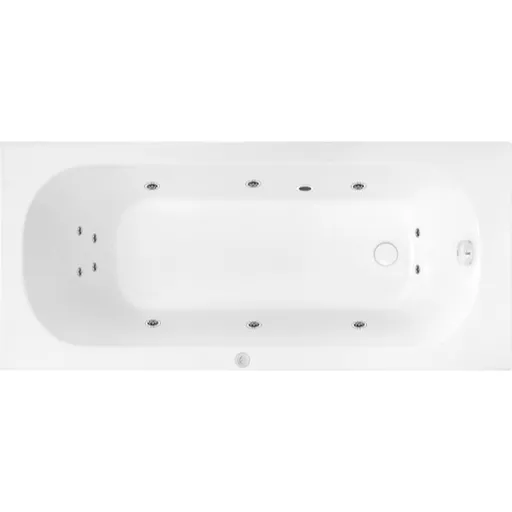 Masážna vaňa SIKO Mika 180x80 cm BASIC akrylát pravá SIKOHMBMIKA180P