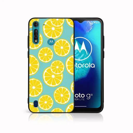 MY ART Ochranný kryt pre Motorola Moto G8 Power Lite LEMON (121)
