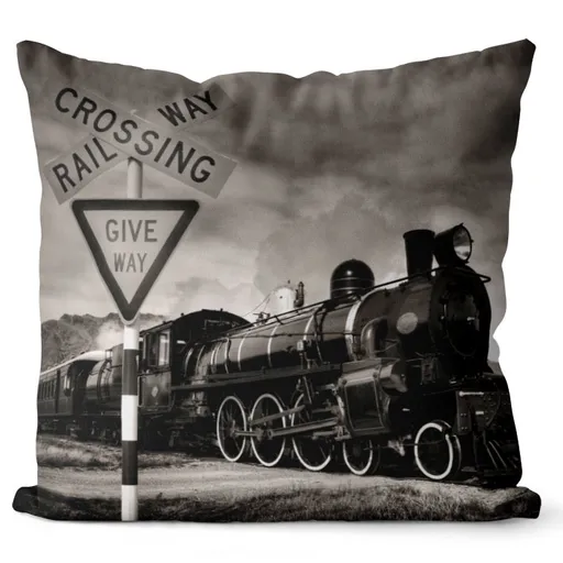 Vankúš Parný vlak (Veľkosť: 40 x 40 cm)