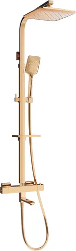 MEXEN/S - CQ62 vaňový stĺp s termostatickou batériou, ružové zlato 779106295-60