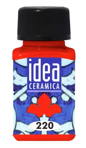 MAIMERI IDEA CERAMICA - Farby pre studenú keramiku 220 - brilliant red, 60 ml