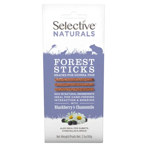 SUPREME Selective naturals snack forest sticks černice a harmanček 60 g