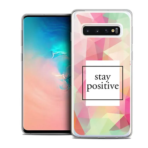 PROTEMIO MY ART Ochranný kryt Samsung Galaxy S10  POSITIVE (053)