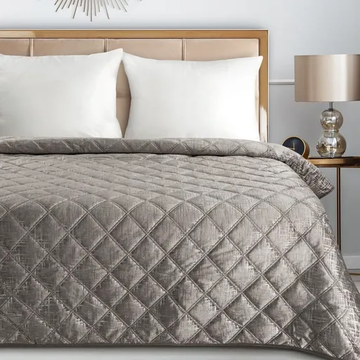 ArtFir Prikrývka na posteľ BLINK 6 | béžová 170 x 210 cm