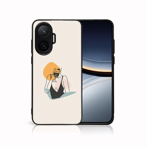 MY ART Ochranný kryt pre Xiaomi Poco F7 WOMAN (197)