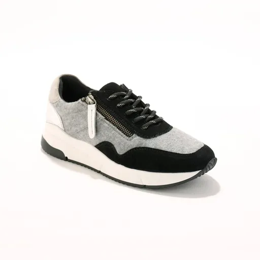 Kožené tenisky v bežeckom štýle, kombinované