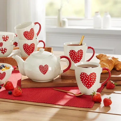 Die moderne Hausfrau Hrnky Srdce, sada 4 ks