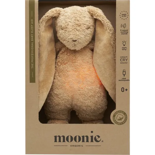 Moonie The Humming Friend 2.0 Organic Cappuccino uspávačik s melódiou 1 ks