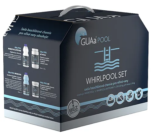 DEOKORK Univerzálna sada bazénovej chémie pre vírivky bez chlóru