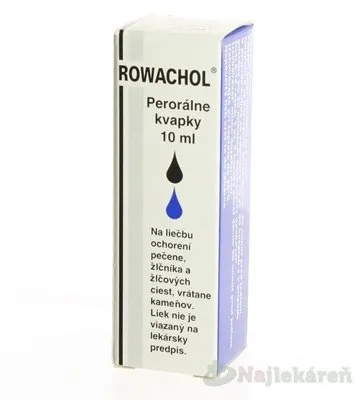 ROWACHOL na pečeňovo-žlčníkové ochorenia 10 ml