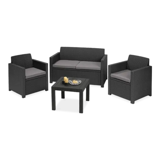 KETER Záhradný set TUSCALOOSA | grafit