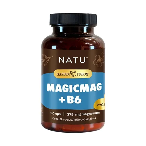 NATU Garden Fusion Horčík bisglycinát + vitamín B6 90 kapsúl