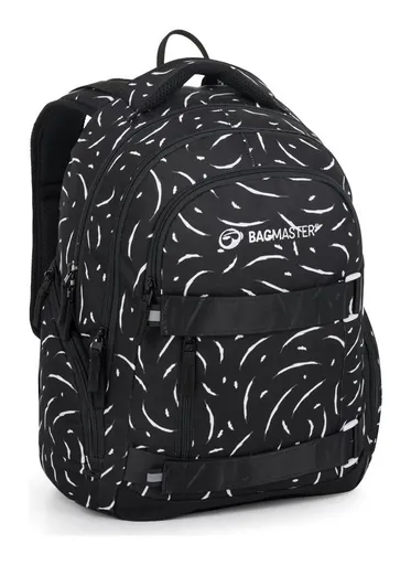 Batoh na notebook Bagmaster NOMAD 25 A Black/white