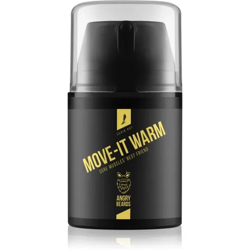 Angry Beards Usain Hot Move-It Warm masážny gél na svaly a kĺby 50 ml