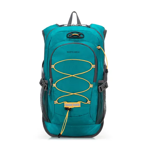 Modro-zelený trekingový ruksak z vodeodolného nylonu s hydrovakom 56-3S-013-80