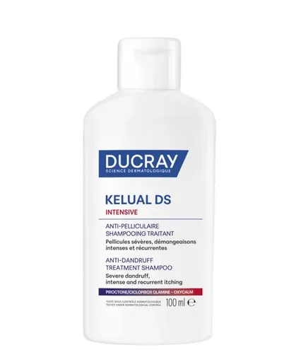 Ducray Kelual DS Intensive Anti-Dandruff Treatment Shampoo intenzívny šampón proti lupinám 100 ml