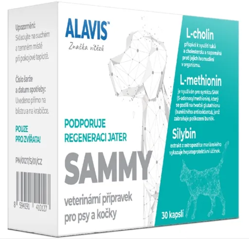 ALAVIS SAMMY na pečeň a regeneráciu pre psy a mačky 30 kapsúl