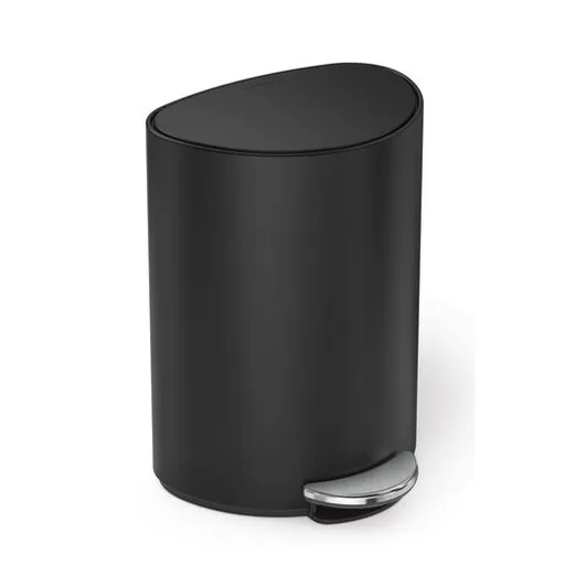 Pedálový odpadkový kôš Simplehuman 6 l čierna matná oceľ SHCW2109