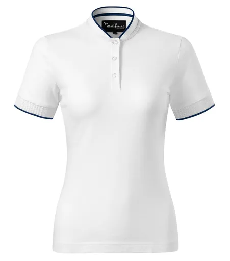 MALFINI Dámska polokošeľa Diamond - Biela | 2XL