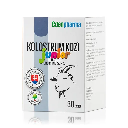 EDENPHARMA Kolostrum kozie junior 30 tabliet