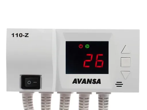Termostat AVANSA 110Z príložný