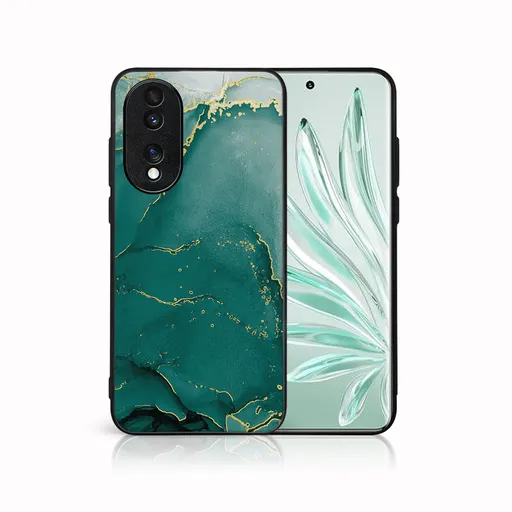 MY ART Ochranný kryt pre Honor 70 GREEN MARBLE (145)