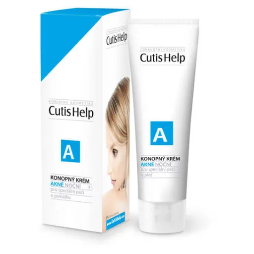 CUTISHELP Akné Konopný krém nočný 30 ml