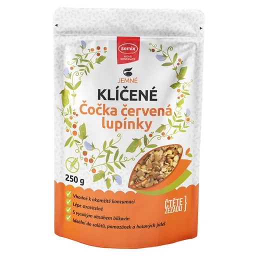 SEMIX Jemné naklíčené lupienky šošovica červená  250 g