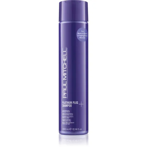 Paul Mitchell Platinum Plus Shampoo šampón pre blond a šedivé vlasy 300 ml