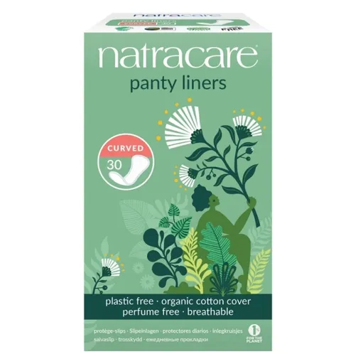 NATRACARE Slipové vložky Tvarované 30 ks