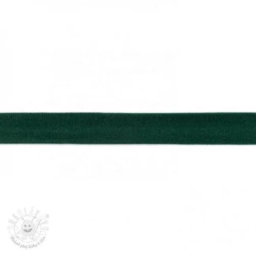 Lemovací prúžok úpletový zelená tmavá