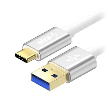 AlzaPower AluCore USB-C 3.2 Gen1, 2 m strieborný (APW-CBTC0072S)