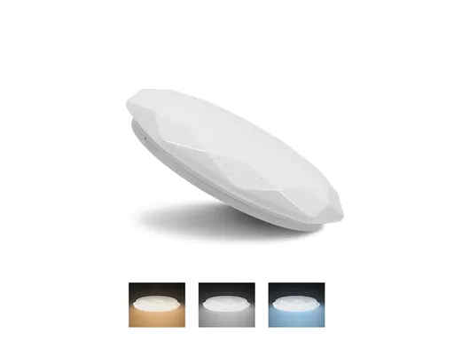 Stropné svietidlo GETI GCP24D 24W CCT diamant