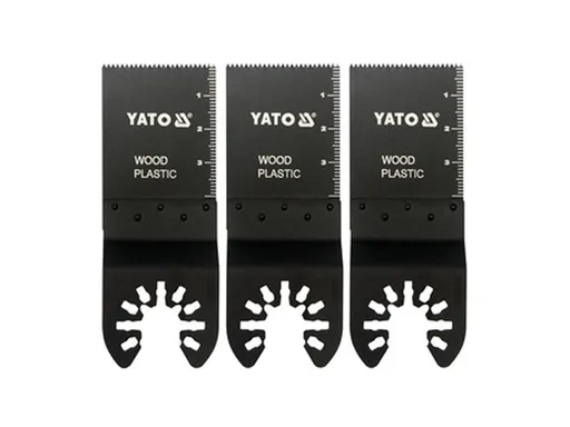 YATO Pilový list na ponor. řezy HCS pro multifunkční nářadí, 34mm (dřevo, plast), sada 3ks