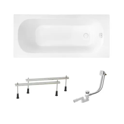 Obdĺžniková vaňa SAT Mika 160x70 cm akrylát ľavá aj pravá SATMIKA1600APN