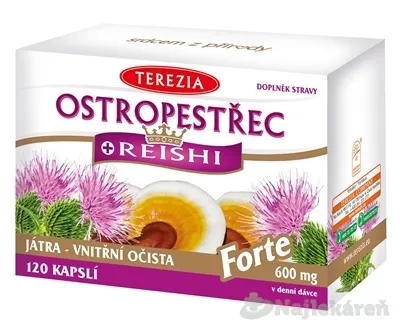 TEREZIA PESTREC + REISHI forte 120 kapsúl