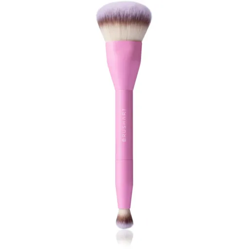 BrushArt Double Duty Concealer & Foundation brush štetec na make-up a korektor obojstranný 1 ks