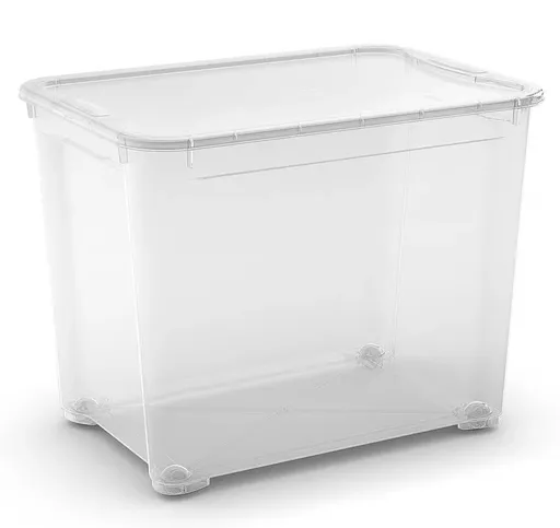 CURVER Úložný box T BOX XL 70L s vekom | transparentná