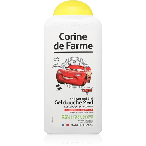 Corine de farme Shower Gel 2 in 1 Cars sprchový gél 2 v 1 300 ml