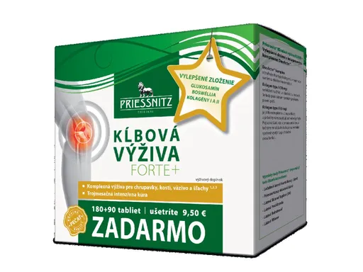 Simply You Priessnitz kĺbová výživa Forte + kolagény 180 + 90 tabliet