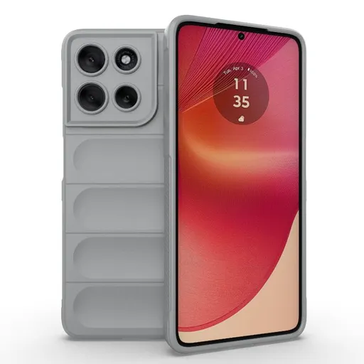 STEPS Ochranný kryt pre Motorola Moto G56 5G svetlošedý