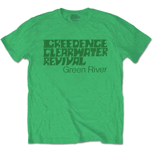 Creedence Clearwater Revival tričko Green River Zelená S