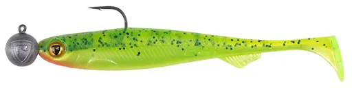 Fox rage gumová nástraha loaded slick shad uv lemon tiger - 13 cm 15 g