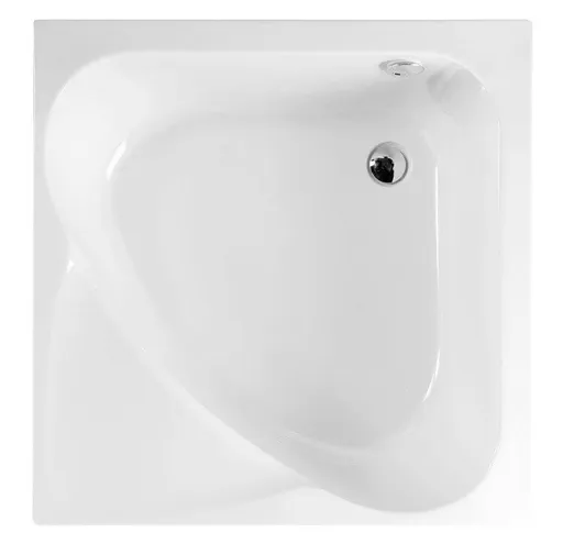 POLYSAN - CARMEN hlboká sprchová vanička štvorcová 90x90x30cm, biela 29611