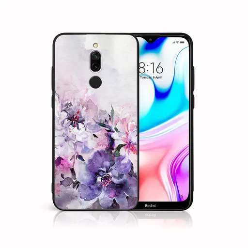 MY ART Ochranný obal Xiaomi Redmi 8 -PEONIES (156)