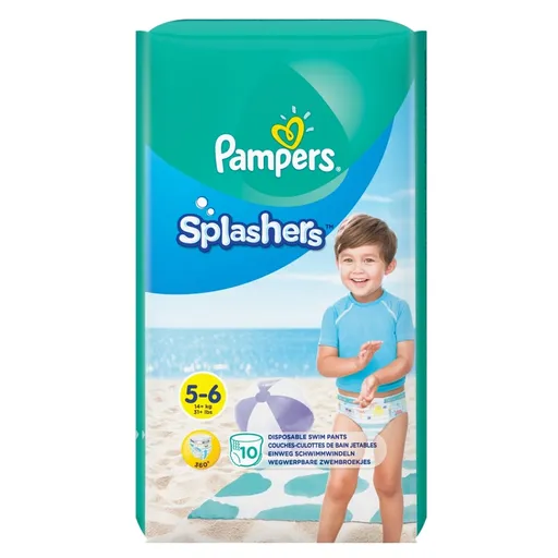 PAMPERS Splashers veľ.5-6  Plienkové nohavičky do vody 10 ks