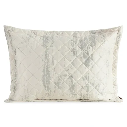 ArtFir Obliečka na vankúš BLINK 43 | biela/strieborná 50 x 70 cm