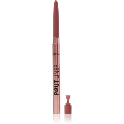 Makeup Revolution Pout Liner ceruzka na pery pre zväčšenie objemu odtieň Doll Warm Nude 0.2 g